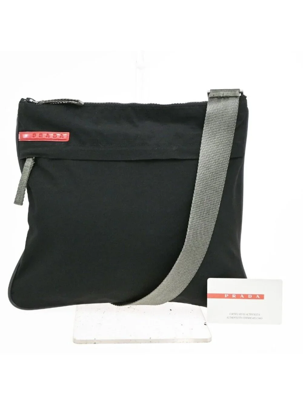 Prada Sports Shoulder Bag Cross Black Nylon